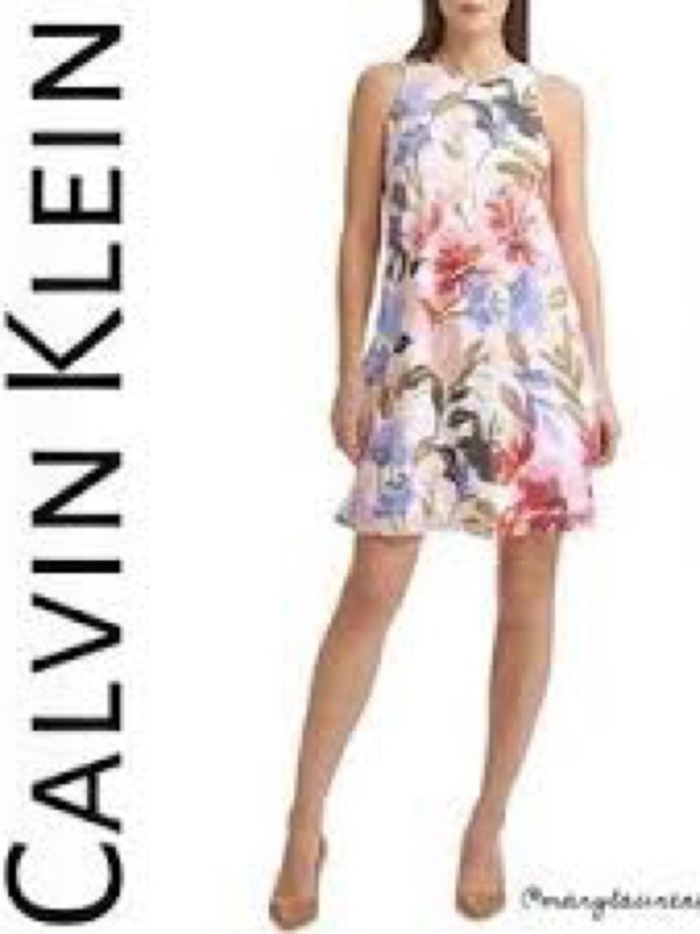 CLEARANCE!!!!  Calvin Klein Floral Dress Size 10